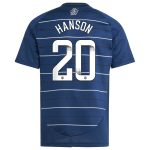 aston villa wsl adidas third shirt 2024-25 – kids with hanson 20 printing Collection | Authentic Aston Villa Shirts