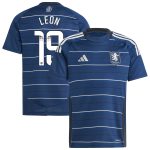 aston villa wsl adidas third shirt 2024-25 – kids with leon 19 printing Collection | Authentic Aston Villa Shirts