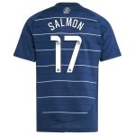 aston villa wsl adidas third shirt 2024-25 – kids with salmon 17 printing Collection | Authentic Aston Villa Shirts