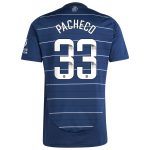 aston villa wsl adidas third shirt 2024-25 with pacheco 33 printing Collection | Authentic Aston Villa Shirts