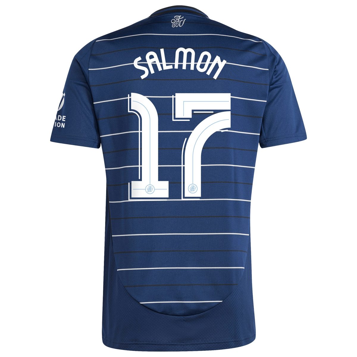 aston villa wsl adidas third shirt 2024-25 with salmon 17 printing Collection | Authentic Aston Villa Shirts