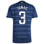 aston villa wsl adidas third shirt 2024-25 with tomás 3 printing Collection | Authentic Aston Villa Shirts