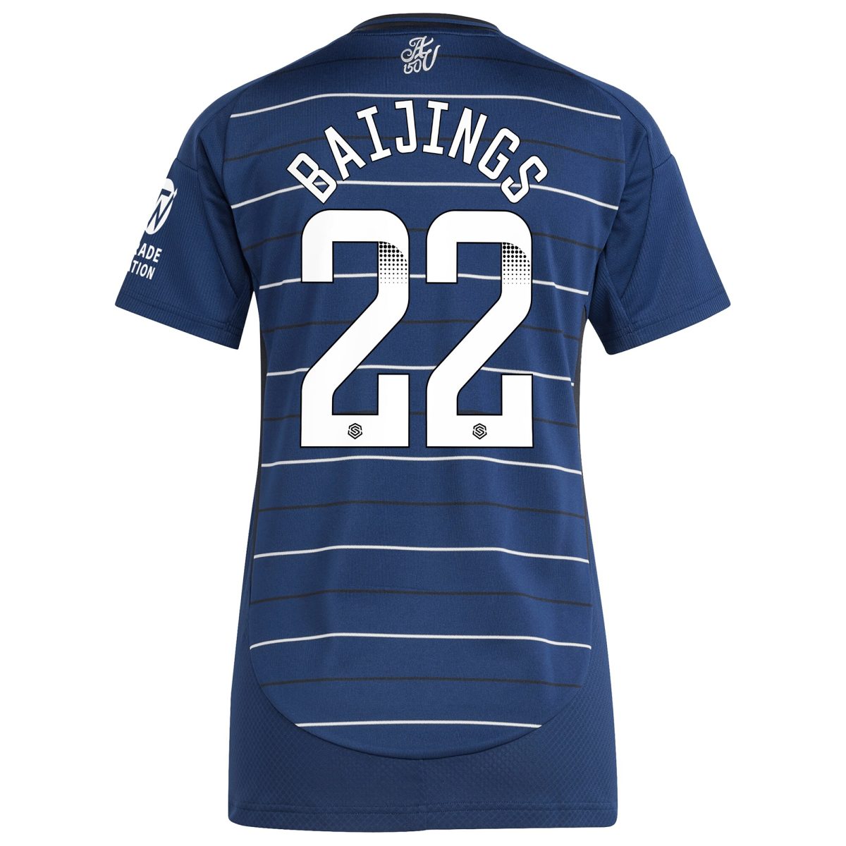 aston villa wsl adidas third shirt 2024-25 – womens with baijings 22 printing Collection | Authentic Aston Villa Shirts