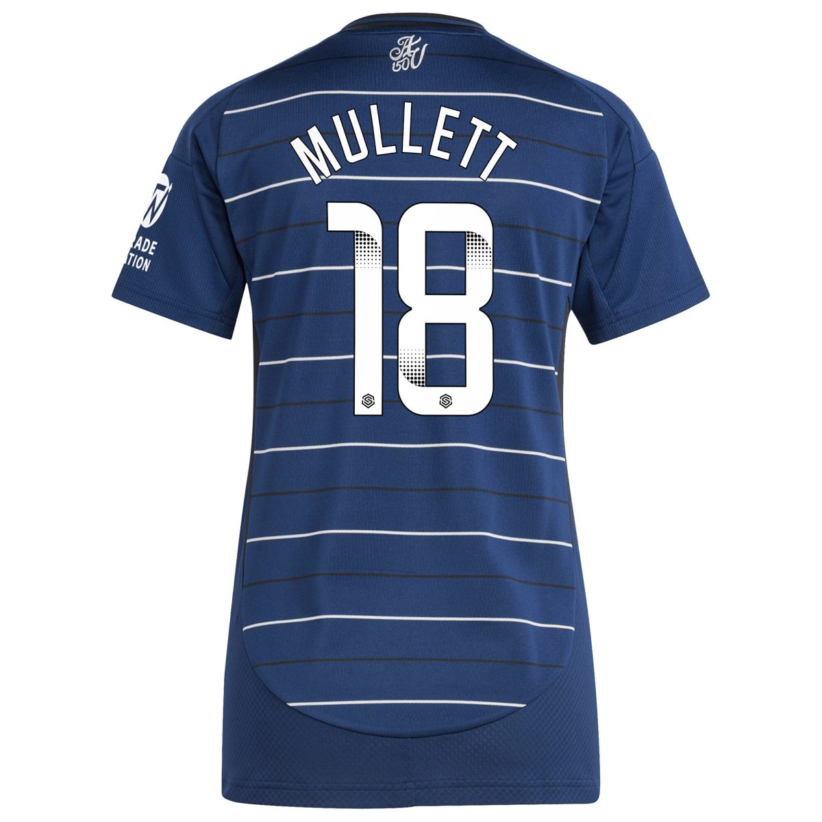 aston villa wsl adidas third shirt 2024-25 – womens with mullett 18 printing Collection | Authentic Aston Villa Shirts