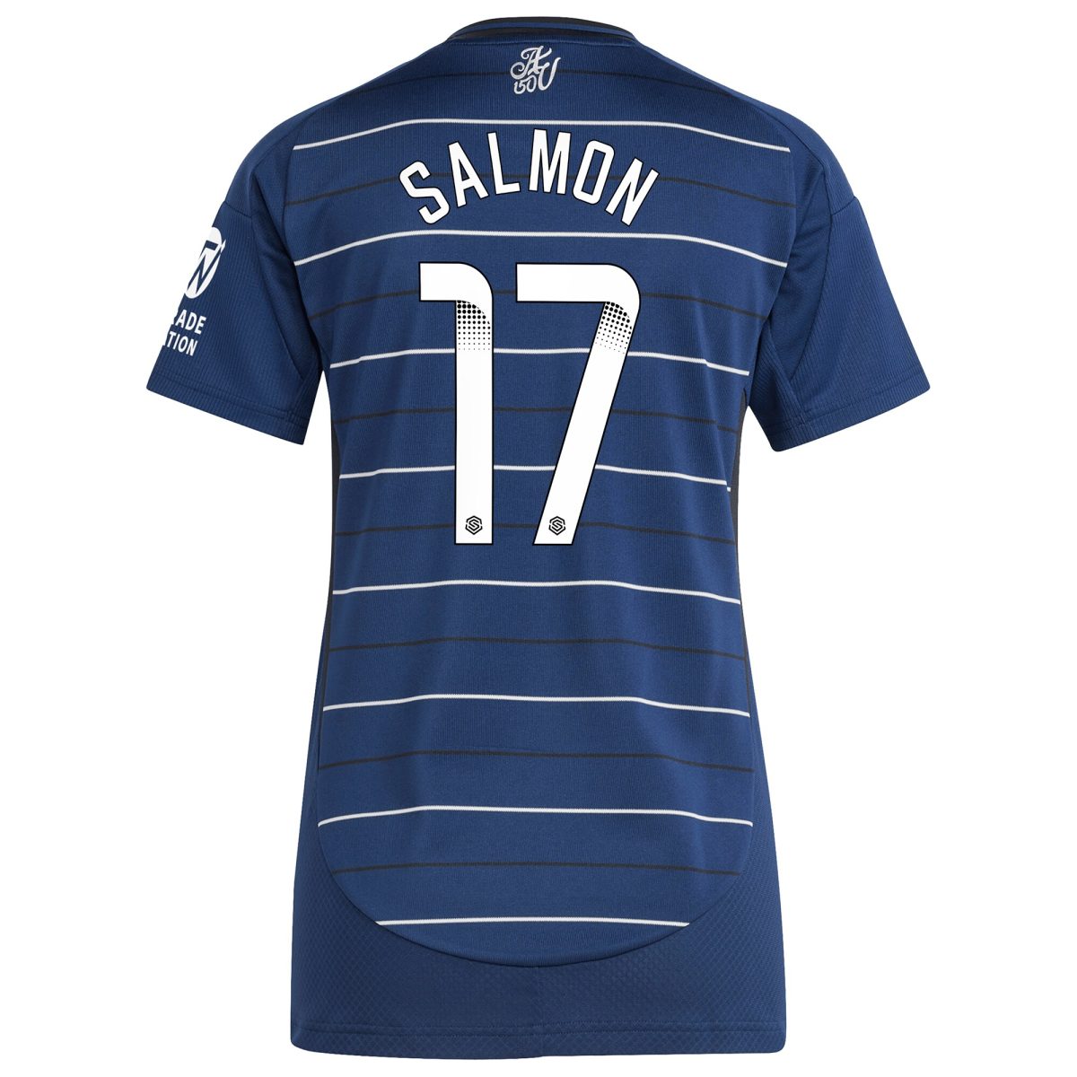 aston villa wsl adidas third shirt 2024-25 – womens with salmon 17 printing Collection | Authentic Aston Villa Shirts