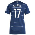 aston villa wsl adidas third shirt 2024-25 – womens with salmon 17 printing Collection | Authentic Aston Villa Shirts