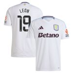 aston villa wsl away shirt 2024-25 with leon 19 printing Collection | Authentic Aston Villa Shirts