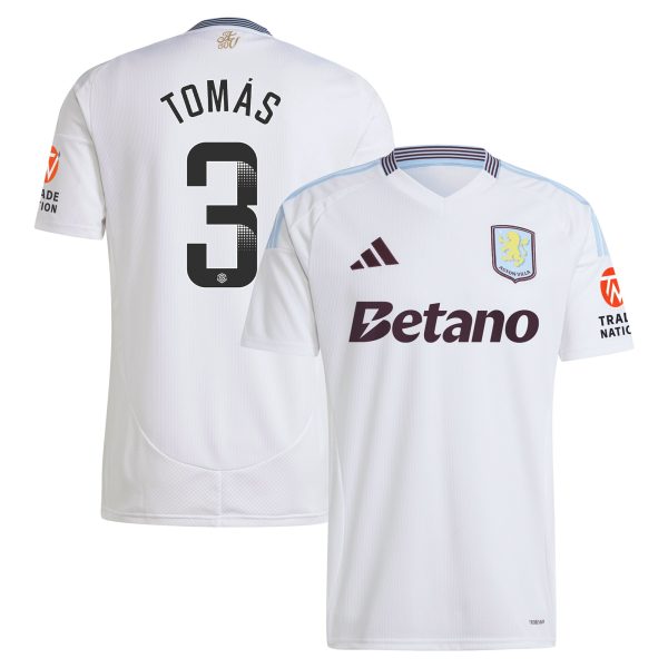 aston villa wsl away shirt 2024-25 with tomás 3 printing Collection | Authentic Aston Villa Shirts