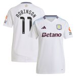 aston villa wsl away shirt 2024-25 – womens with robinson 11 printing Collection | Authentic Aston Villa Shirts