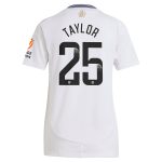 aston villa wsl away shirt 2024-25 – womens with taylor 25 printing Collection | Authentic Aston Villa Shirts